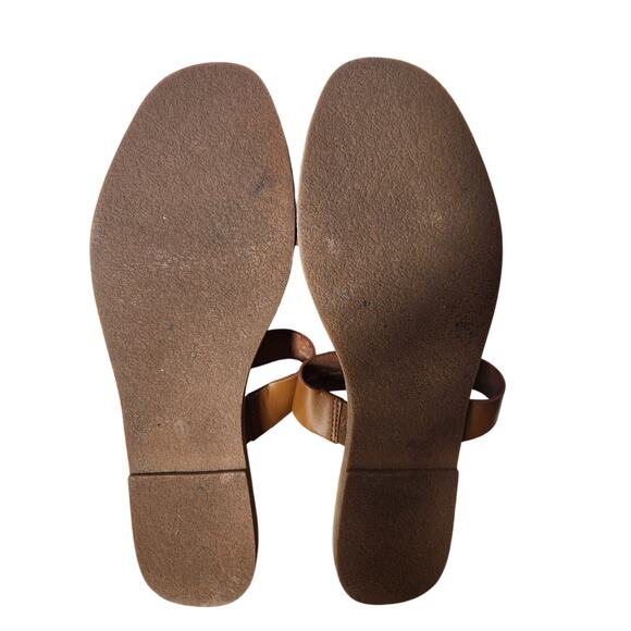 Women's size 11 Madewell Boardwalk Rhea T strap slides - Picture 5 of 5